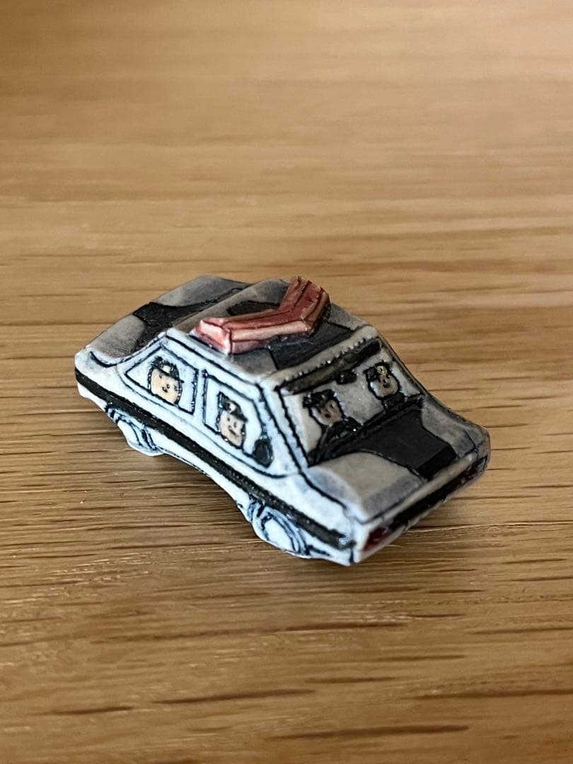 陶器製クルマの置物4点セット