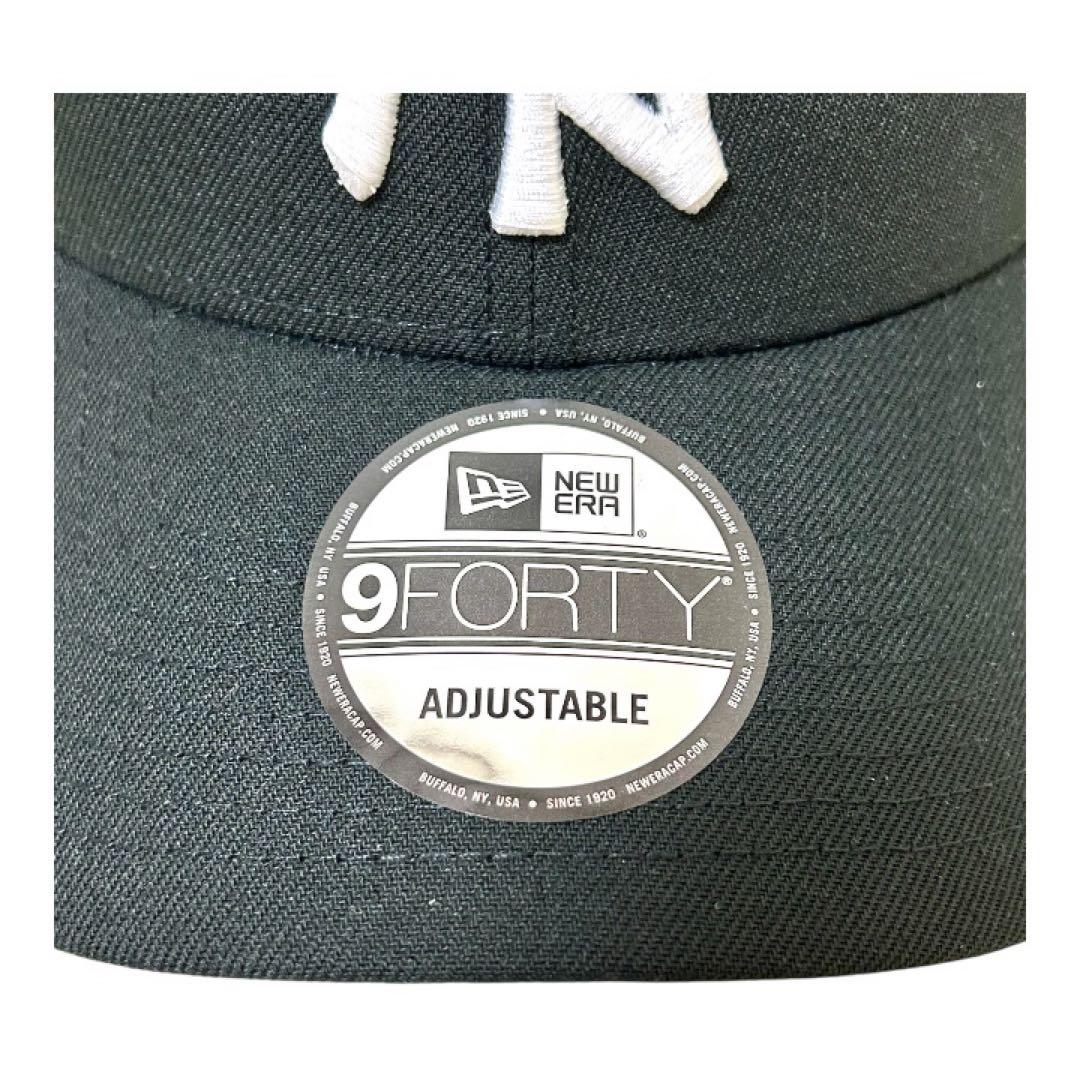 【残り1点】BASICKS × NEW ERA 9FORTY ブラック キャップ