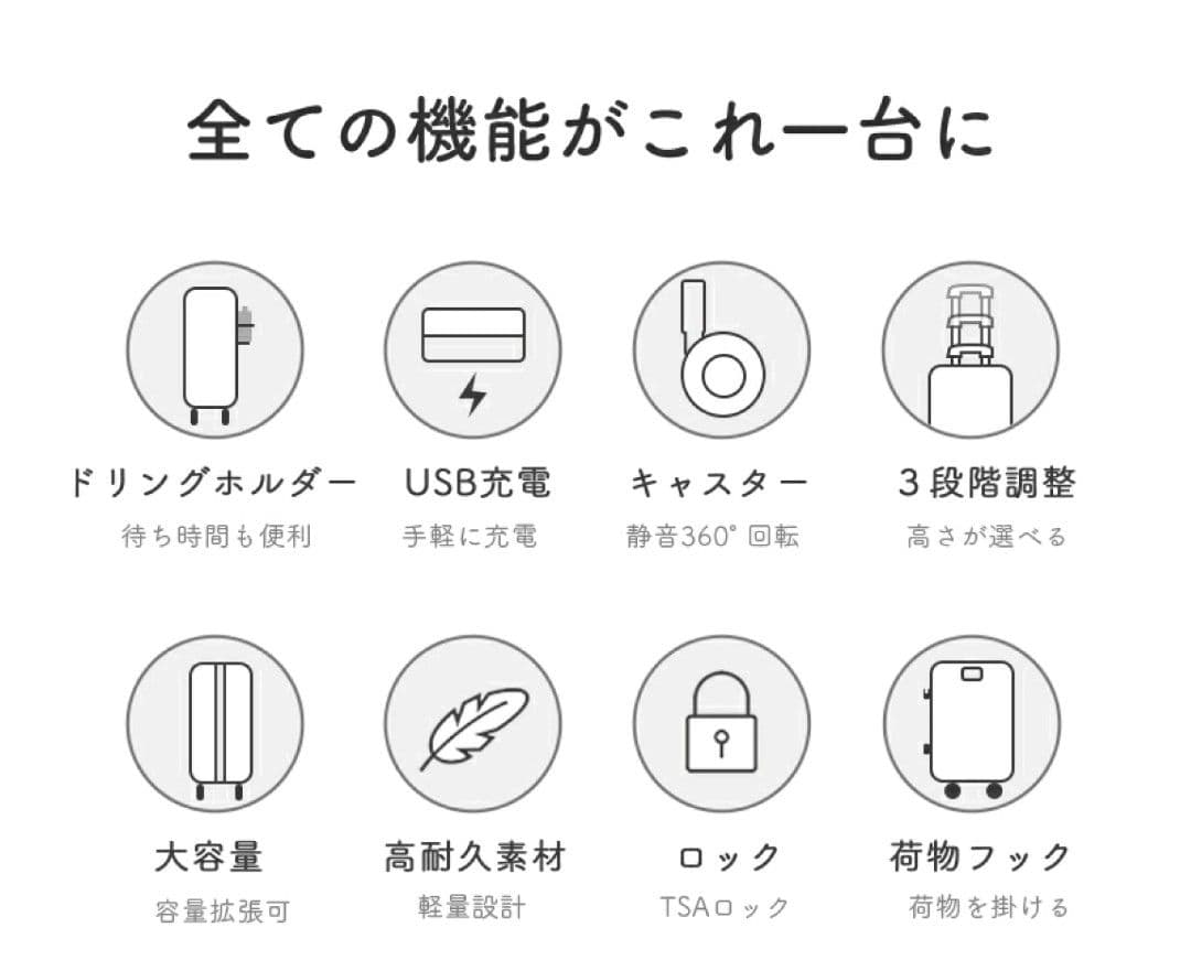 スーツケース　Lサイズ　106㍑