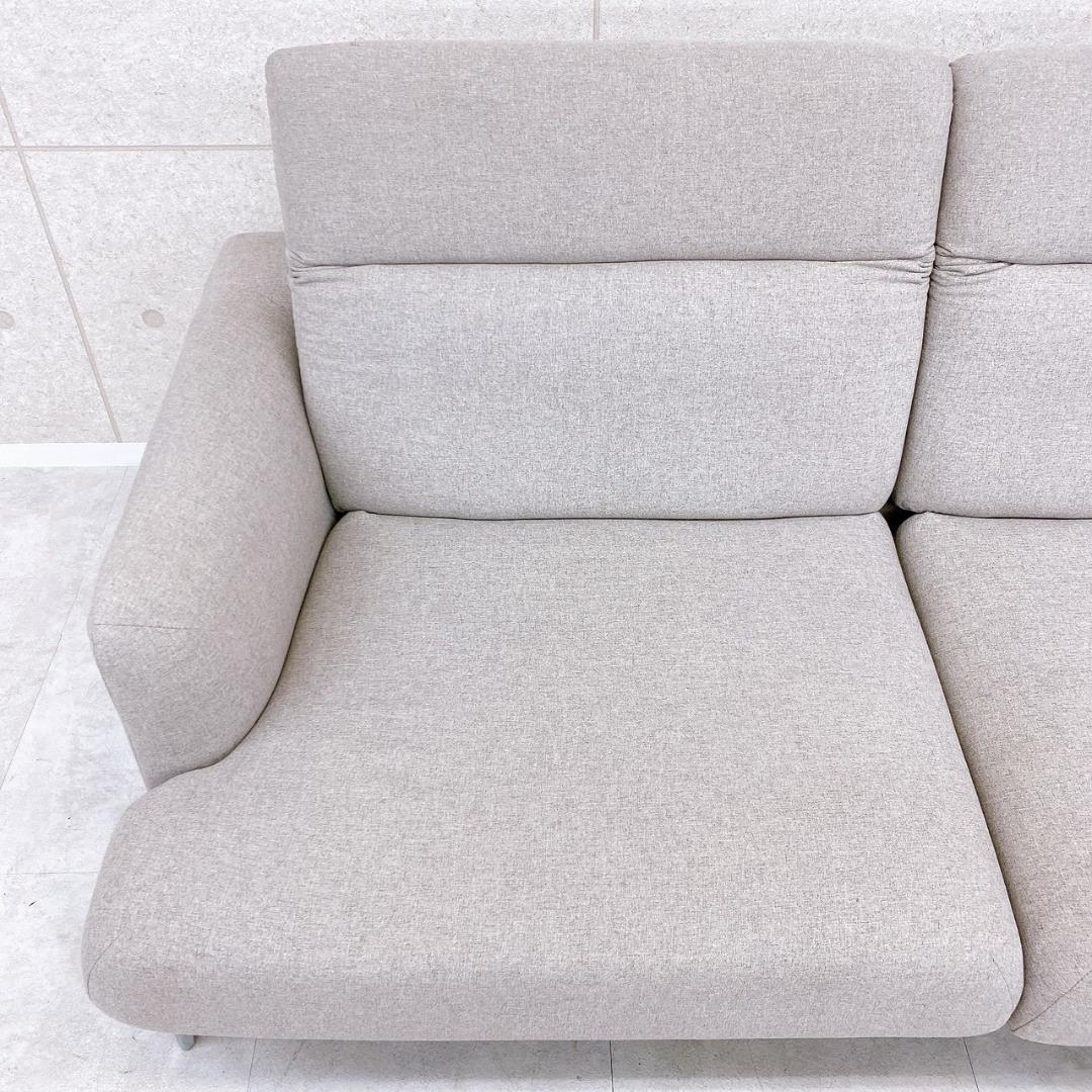 ARMONIA 2～3人掛けソファ ヘッドレスト可動 クッション2個付き