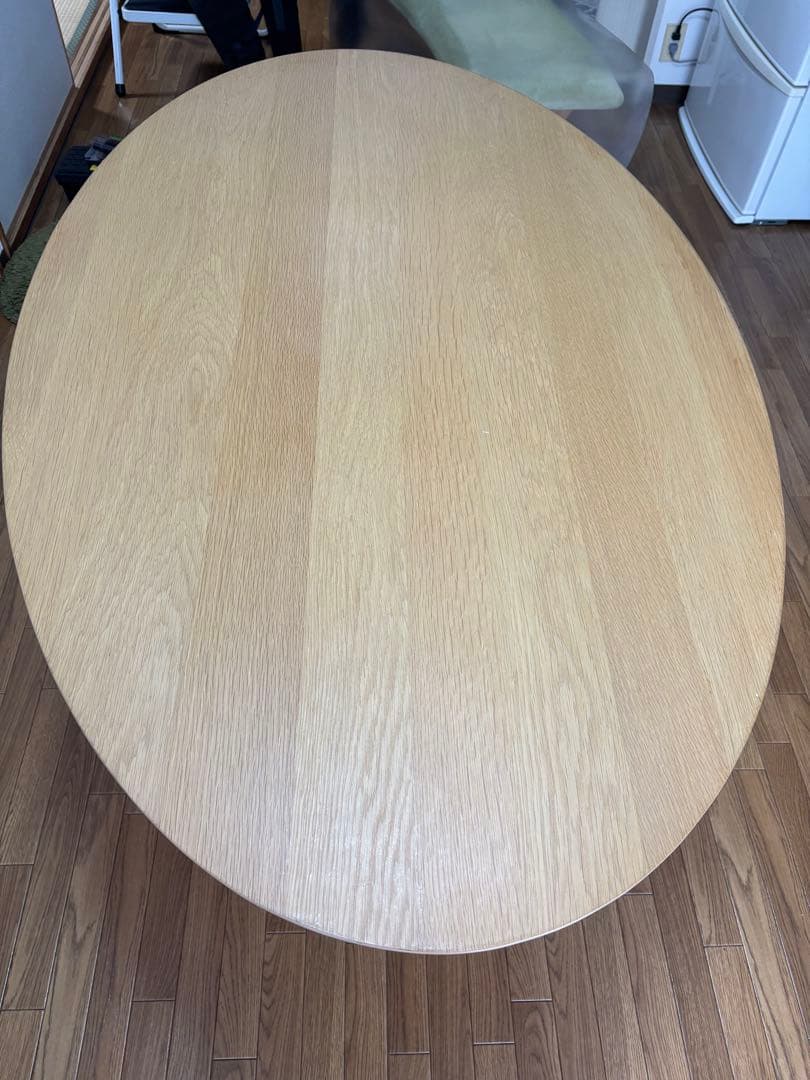 【美品】関家具　ダイニングテーブル　楕円形