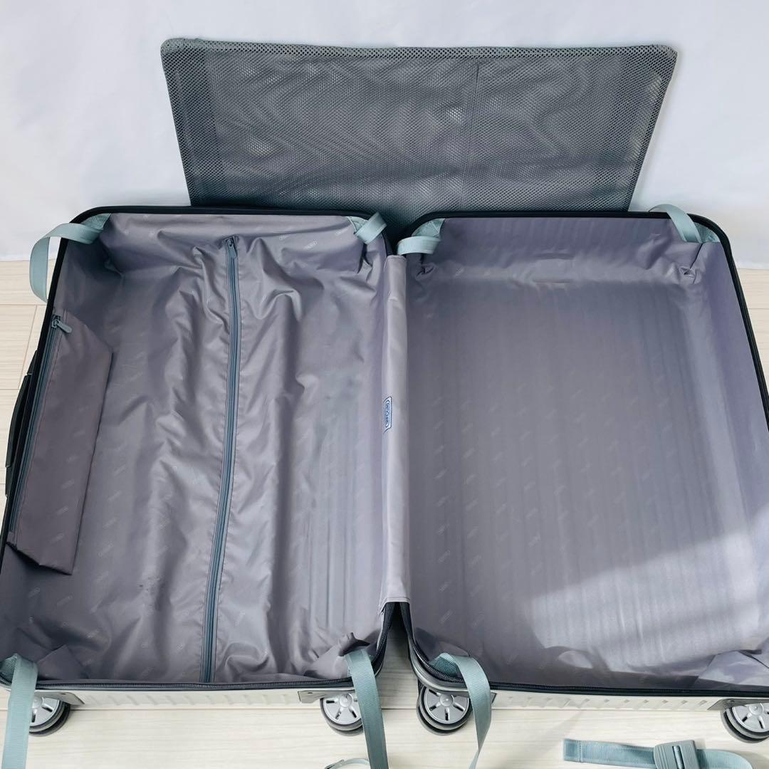 極美品　リモワ　サルサ　82L 4輪　グレー　シルバー　廃盤