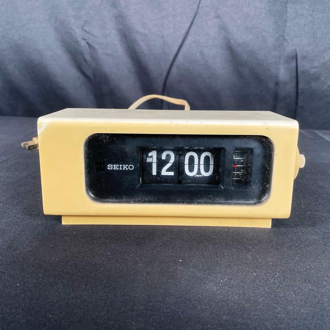 SEIKO DP617 セイコー パタパタ 時計 デジタル クロック 昭和レトロ