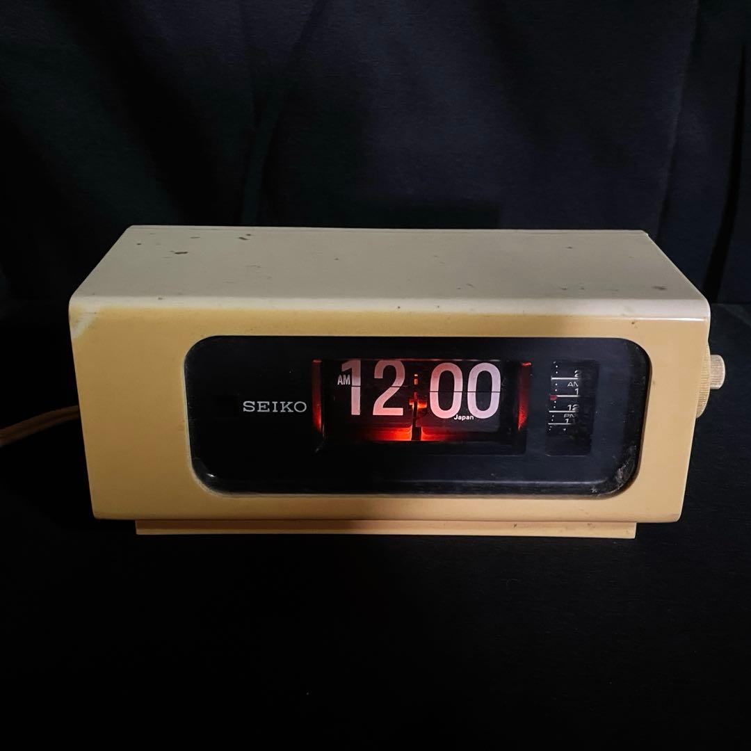 SEIKO DP617 セイコー パタパタ 時計 デジタル クロック 昭和レトロ