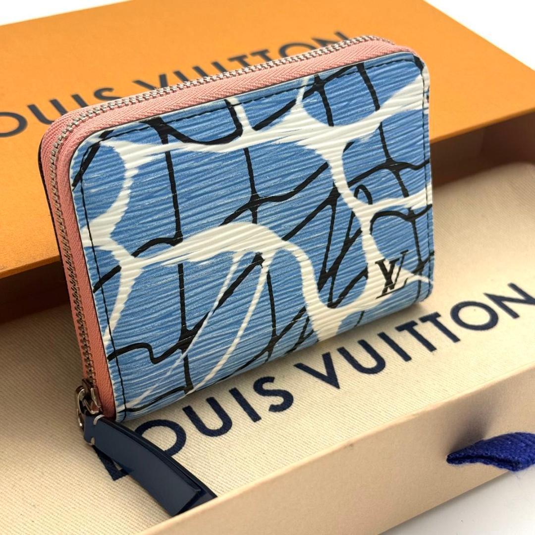 【最高級美品】ルイヴィトン エピ アクアパターン ジッピーパース 小銭入れ