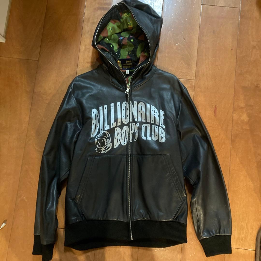 ビリオネアボーイズクラブ　BBC　レザーパーカー