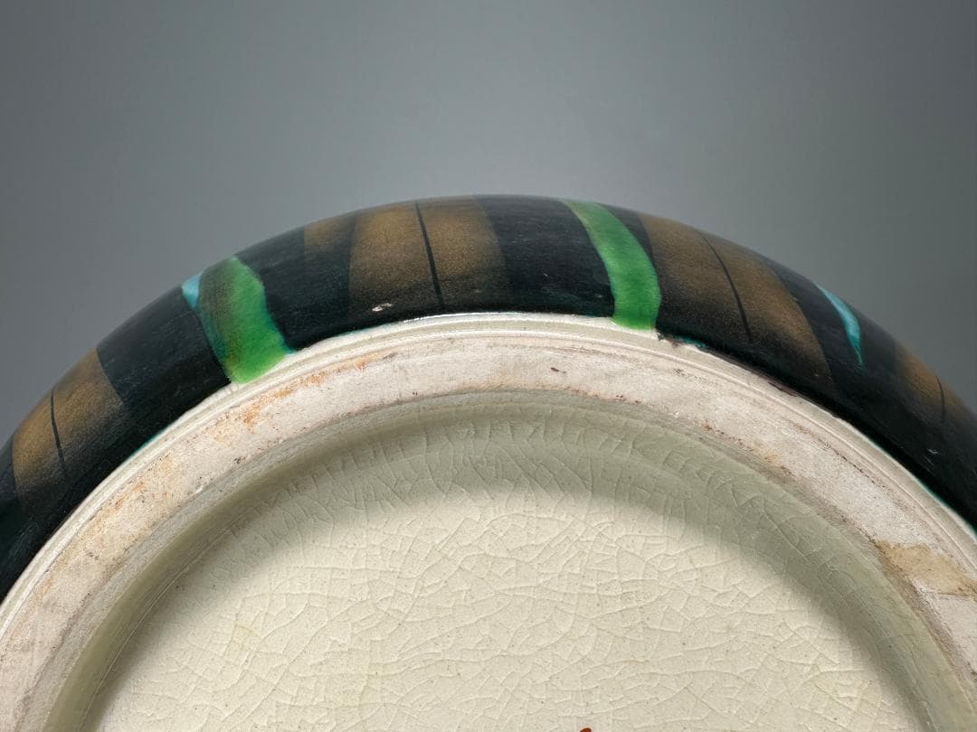 九谷焼 九谷焼名工 錦園窯 山上義正作 花瓶　陶器 共箱