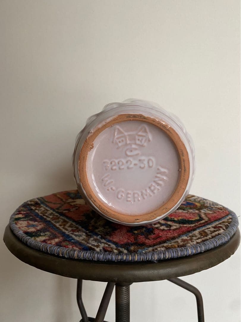 ドイツ アンティーク ビンテージ 花瓶 フラワーベース デッドストック 美品②