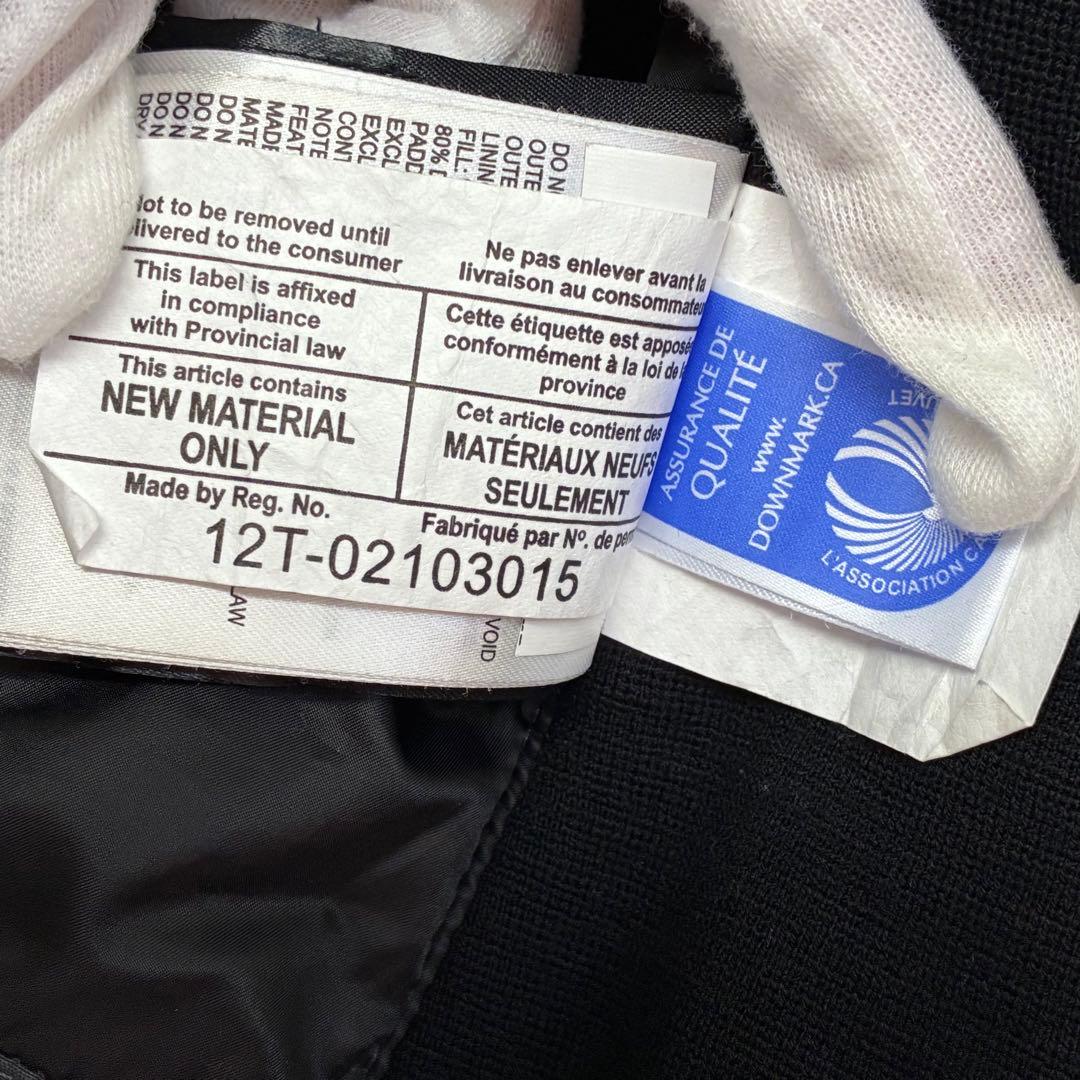 【美品】✨カナダグース✨ WHITEHORSE ブラックレーベル S ダウン