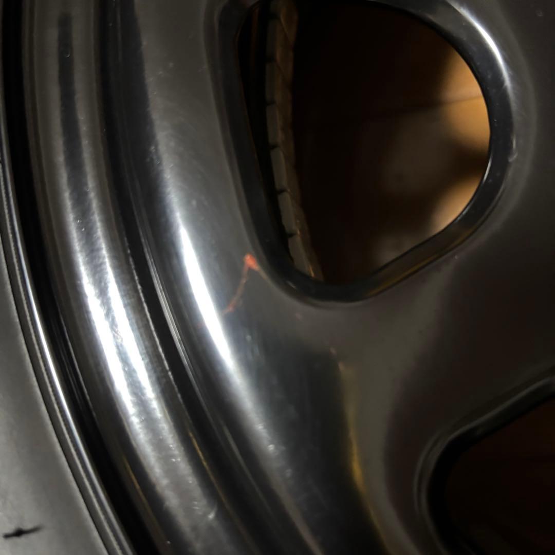 バリ山！シバタイヤ付き 鉄14インチホイール