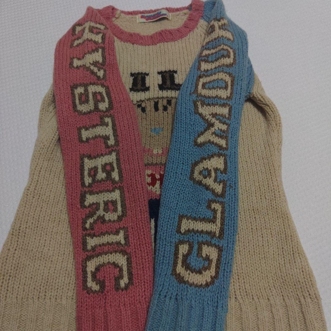 hysteric glamour ヒステリックグラマー LILY ラグランニット