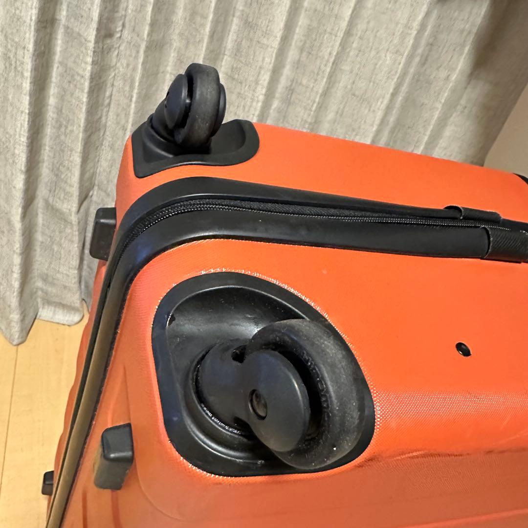 無印良品　キャリーケース　60L オレンジ系　大容量
