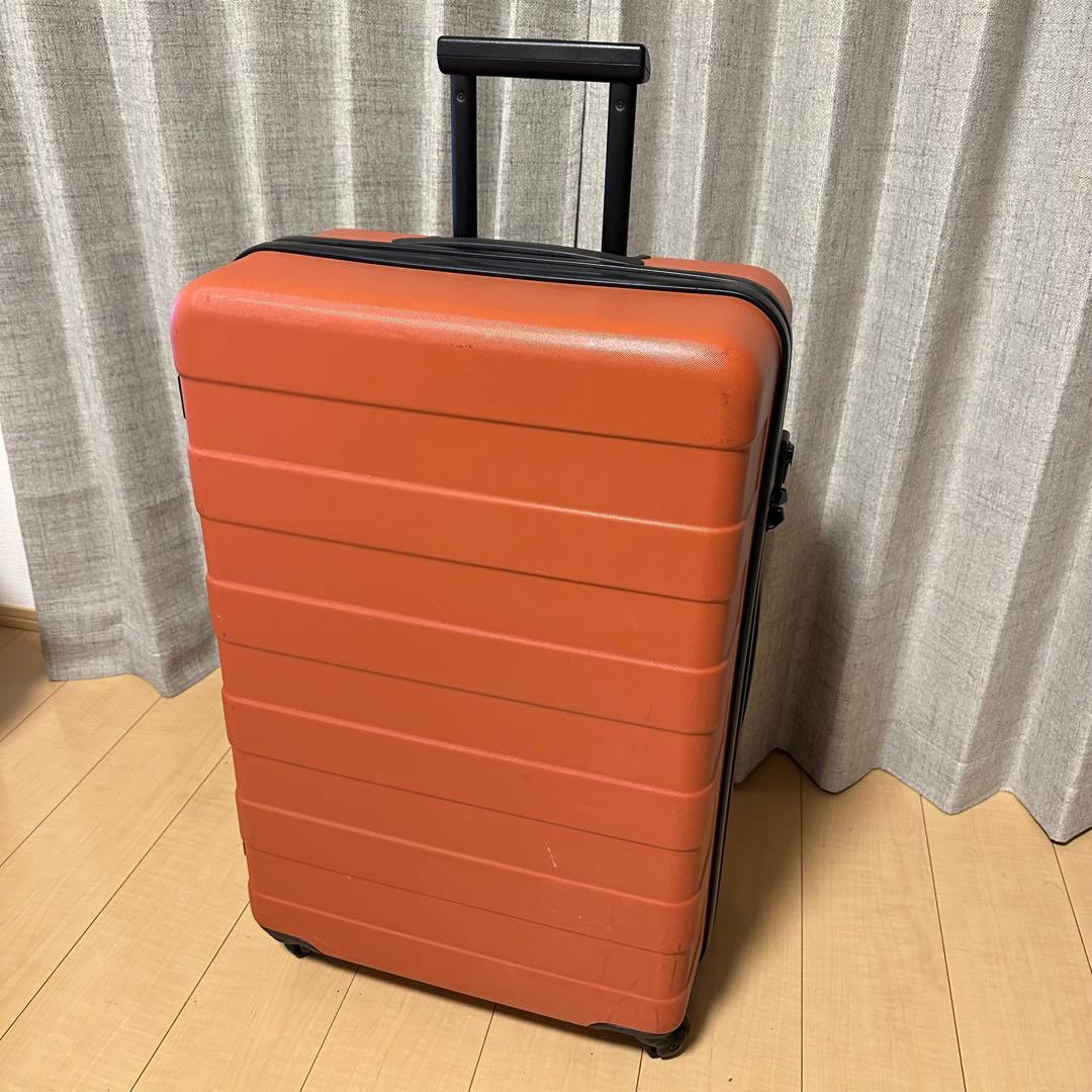 無印良品　キャリーケース　60L オレンジ系　大容量