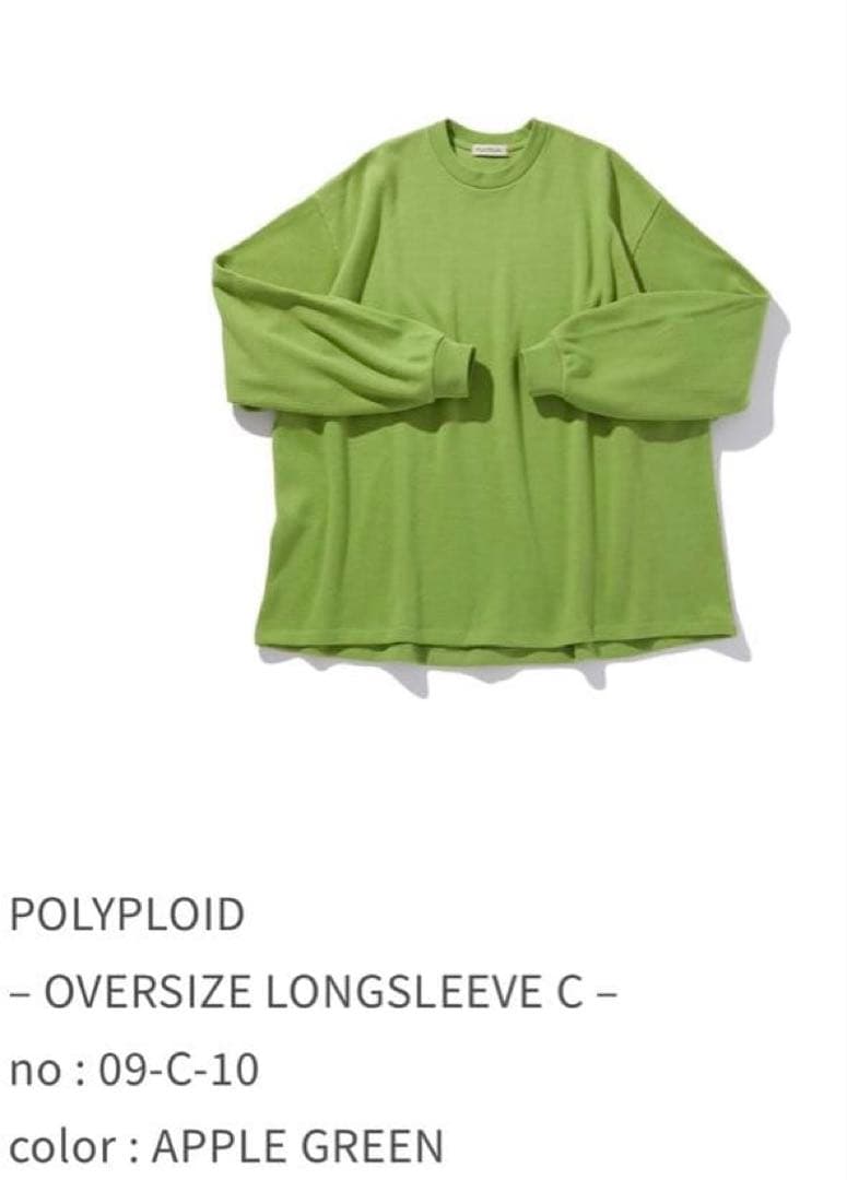 g*1様 polyploid OVERSIZE LONGSLEEVE C