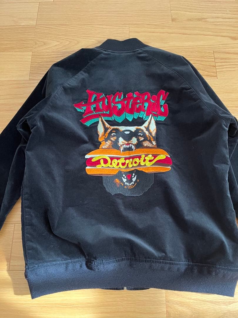 HYSTERIC GLAMOUR DETOROIT DOG刺繍スーベニアブルゾン