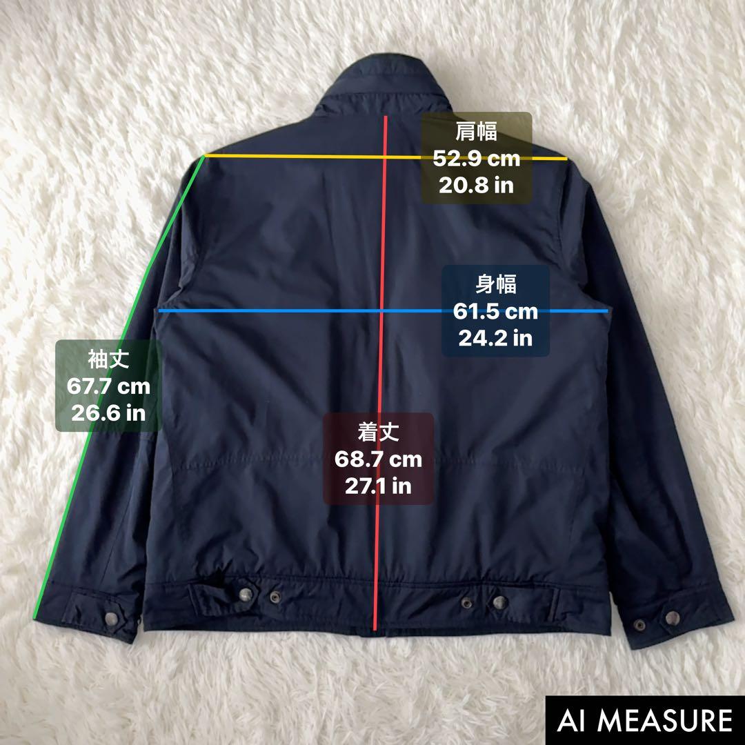 ポロバイラルフローレン 中綿ブルゾン メンズ L サイズ ポニー刺繍 フード欠損