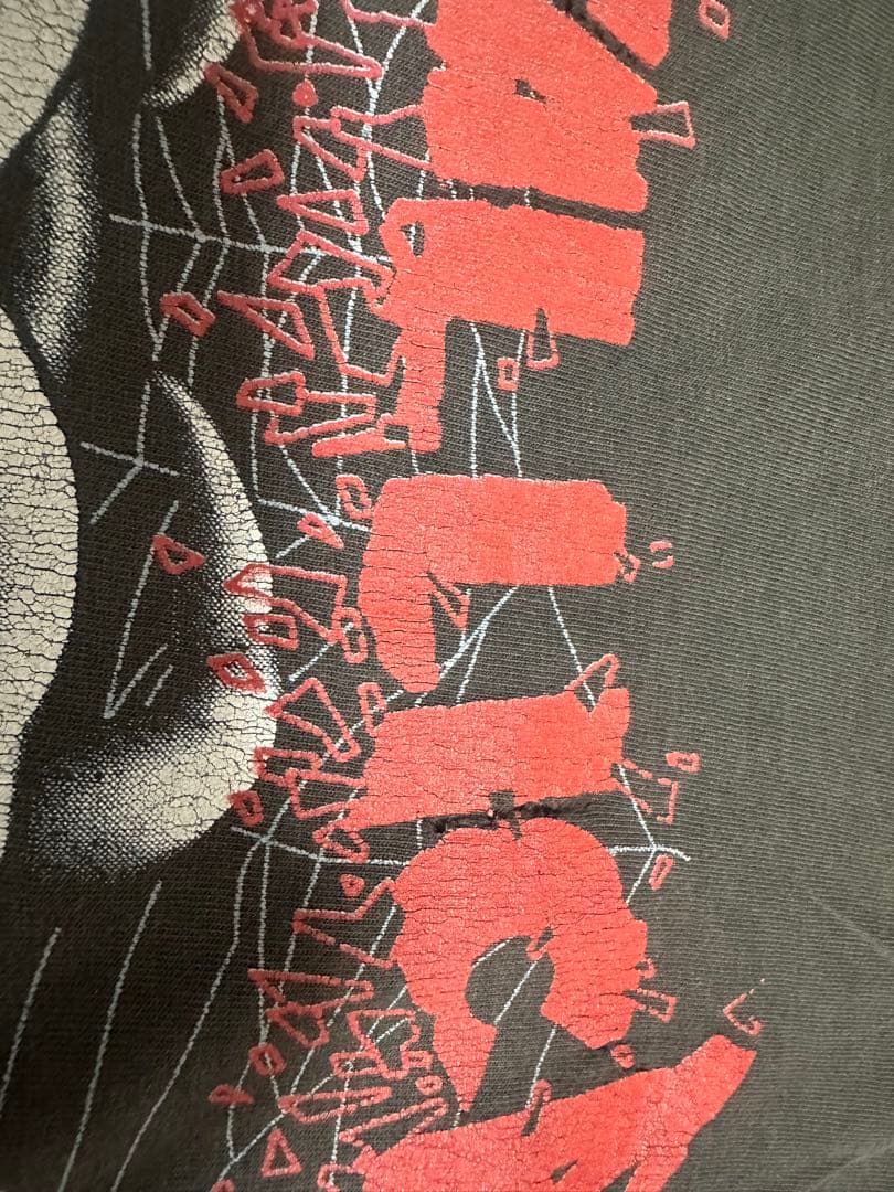 襤褸 90s llica メタリカTシャツ鬼フェード