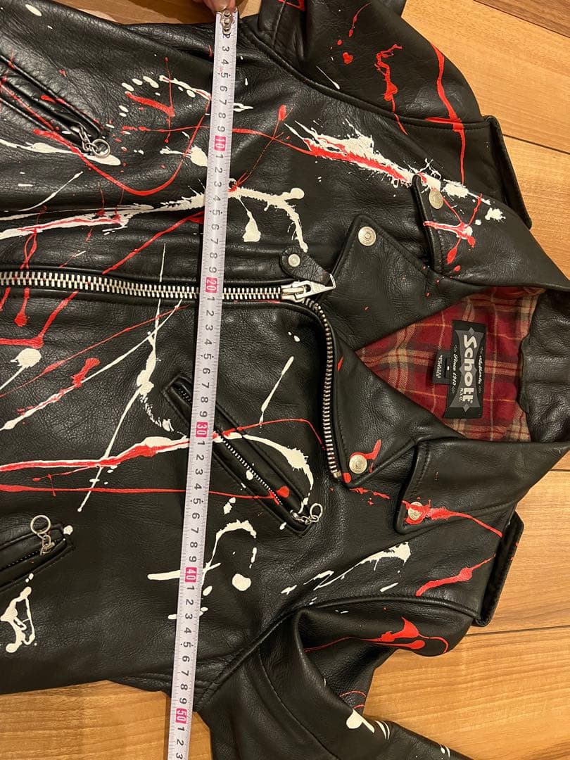 schott per21 626VN S レザーダブルライダースジャケット