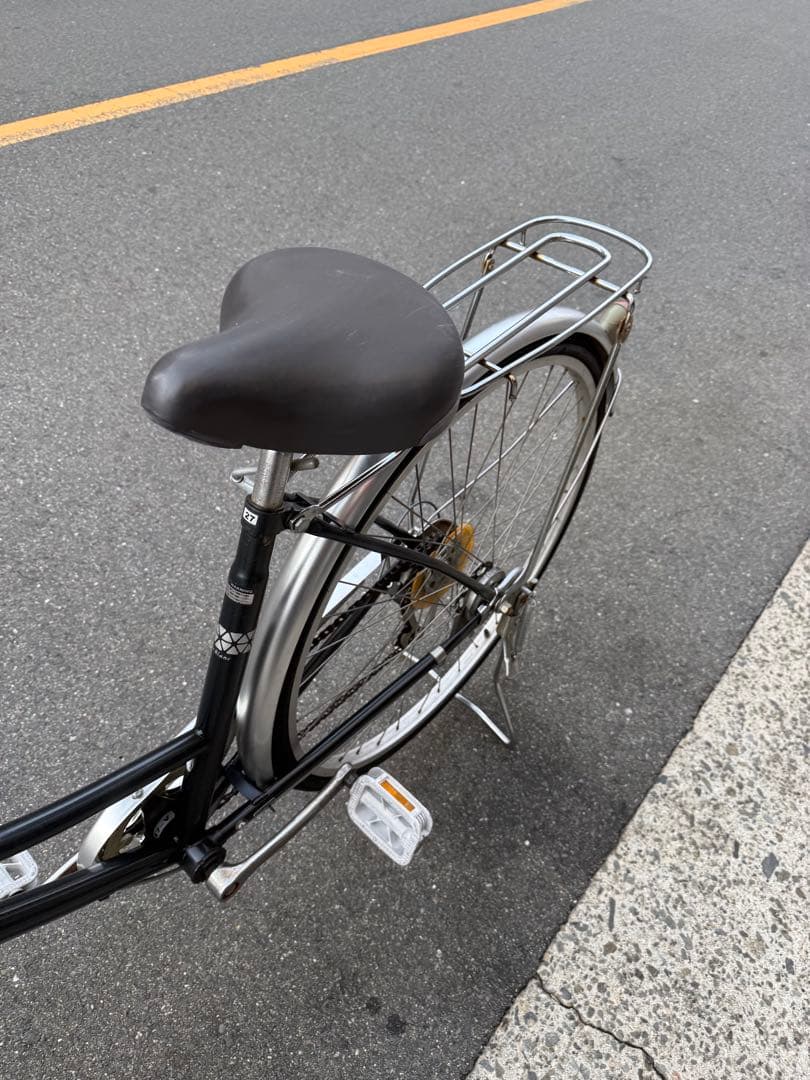 159 自転車 大阪市 【引取り限定】 美品 27インチ 変速付き