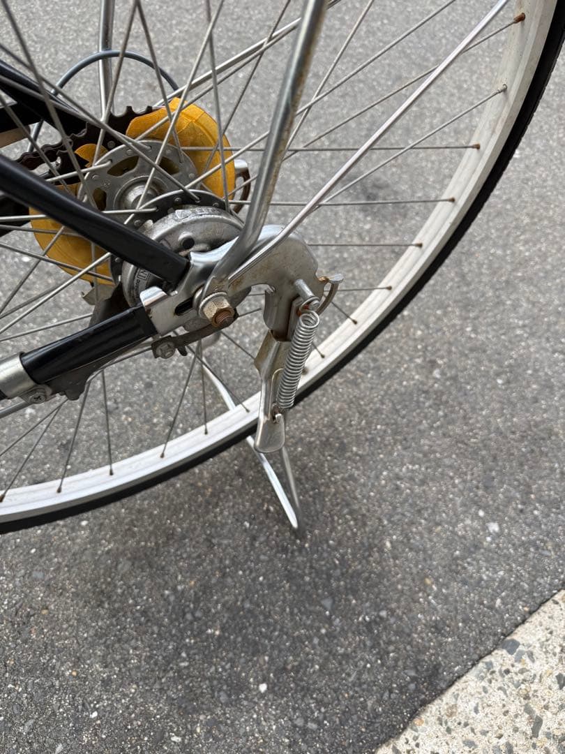 159 自転車 大阪市 【引取り限定】 美品 27インチ 変速付き