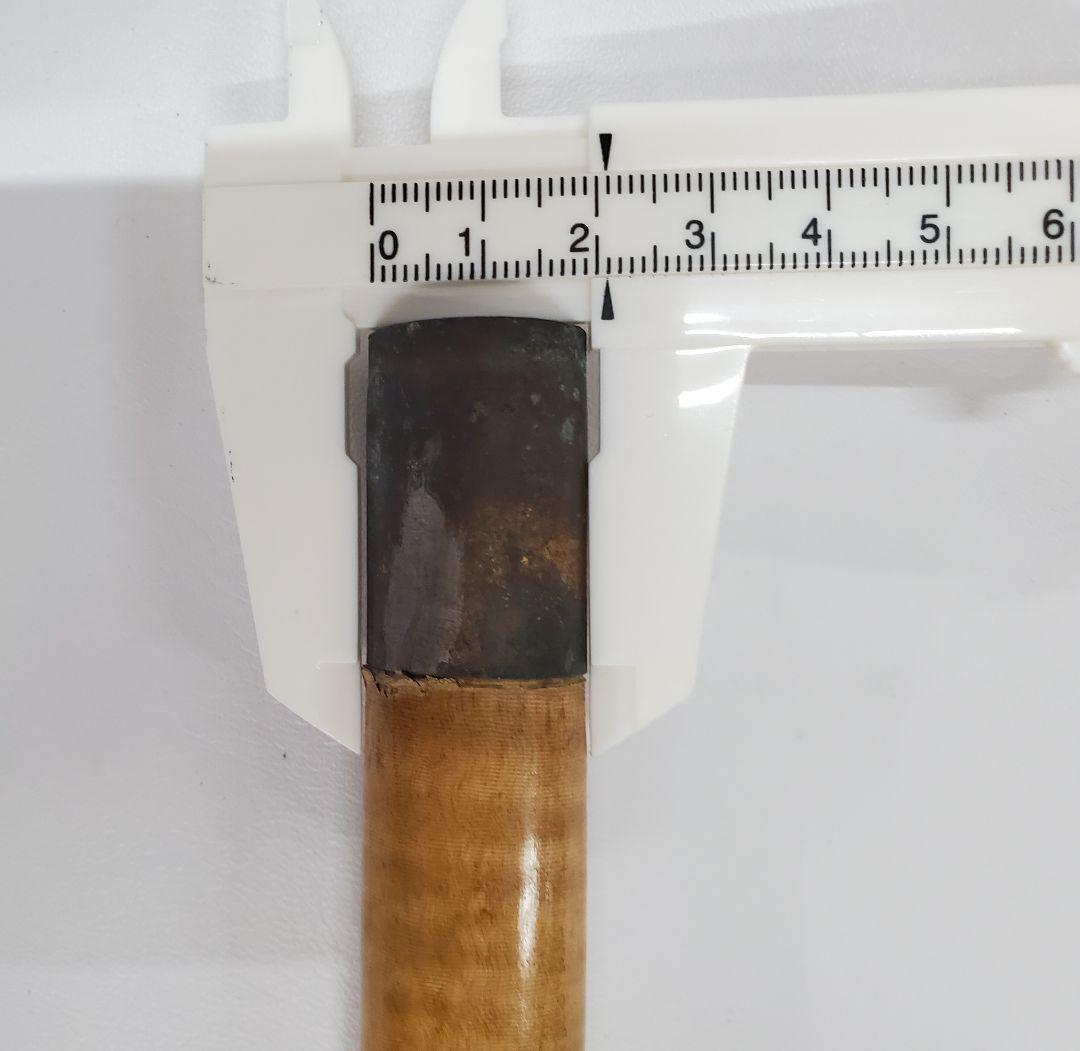 カーリーメープル　虎杢　トラ目　キュー　杖　材木　極トラ目