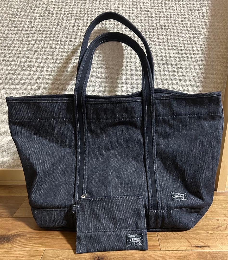 ポーター ポーターガール ボーイフレンド トートバック デニム