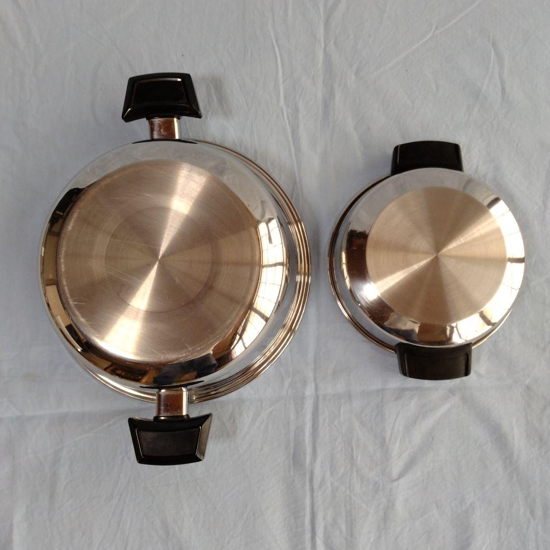 【ロイヤルクィーン】大スチーマー　セット＆ 小スチーマーセット 〈蒸し器〉