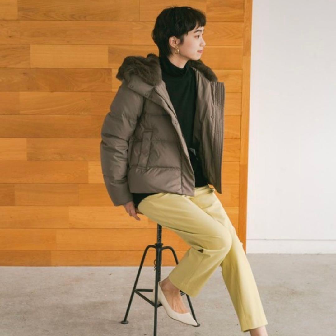 極美品☆希少☆アーバンリサーチ　ダウンジャケット　ショート　ラビットファー　38