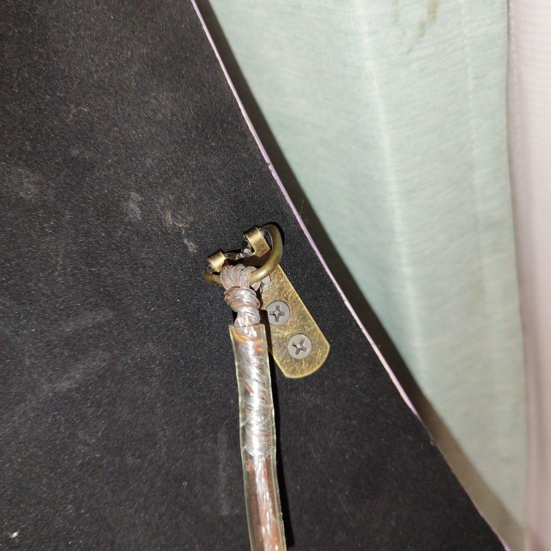 レトロ　姿見　スタンドミラー　天使　花