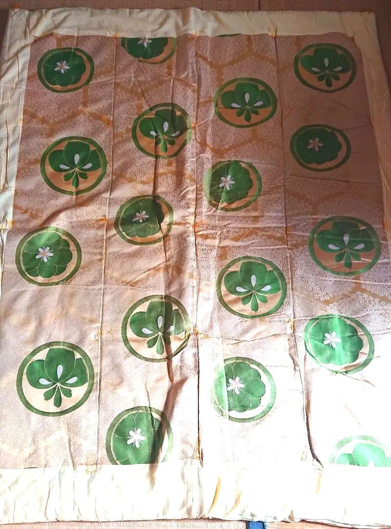 ☆貴重な昭和レトロ☆殿様掛け布団！綿布団 シングル