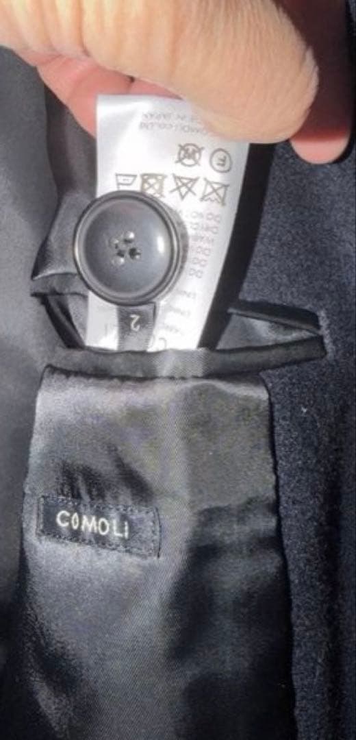 comoli　2023AW ウールカシミヤ　ミリタリーコート　サイズ2 コモリ