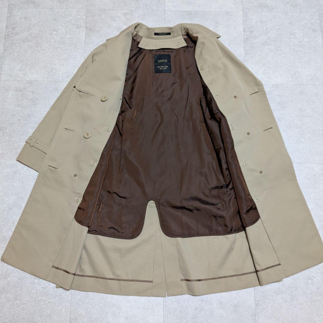 希少✨️胡桃ボタン✨️サンヨー 100年コート 未使用タグ付 ライナー付 日本製