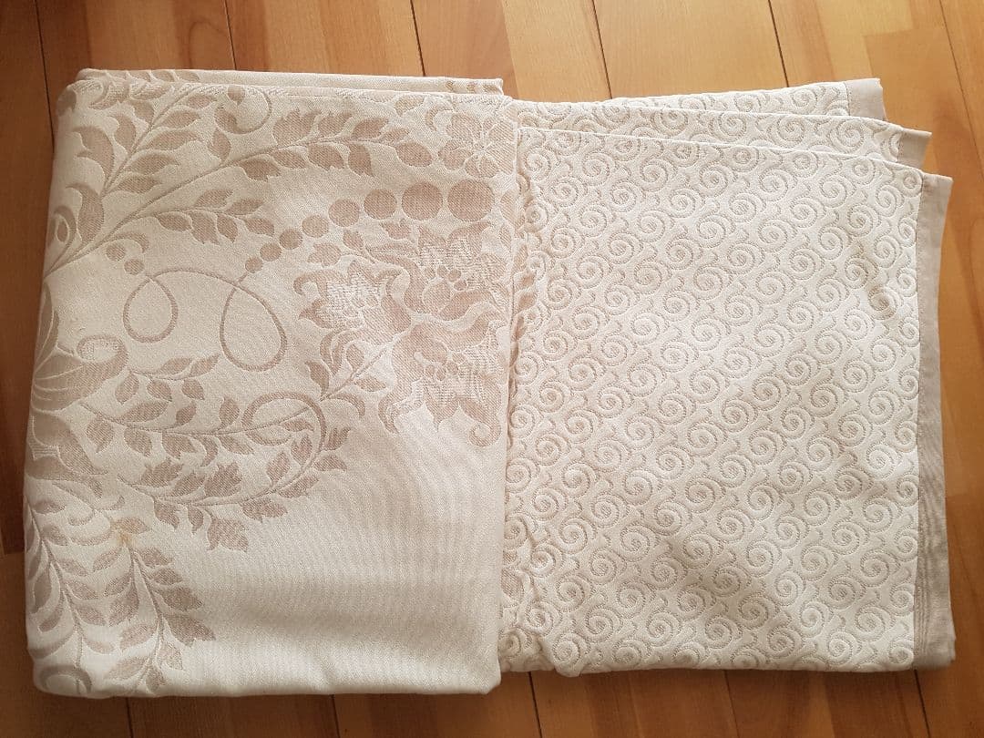 韓国製 厚手 綿 マルチカバー ライトブラウン