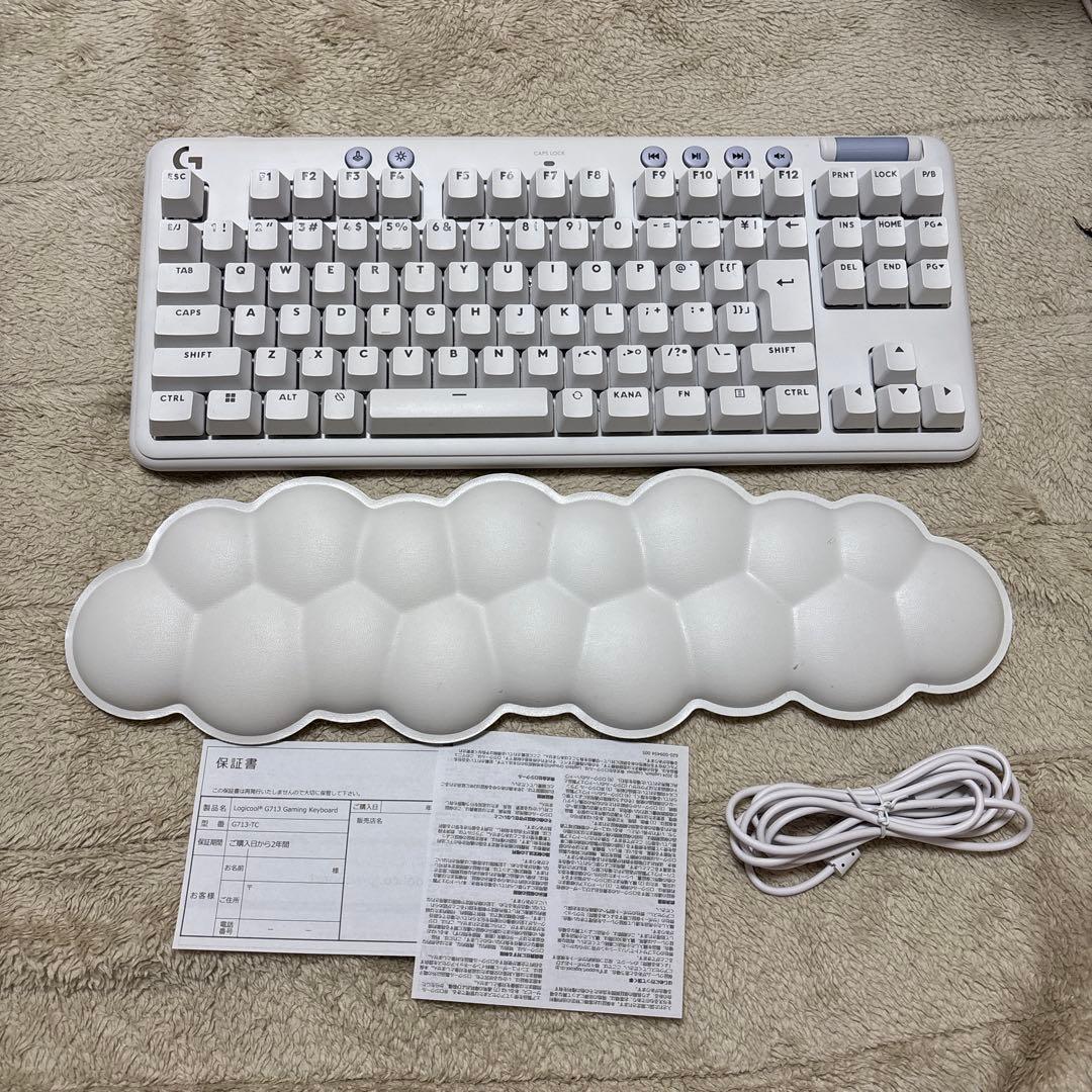 ELogitech G713 ホワイト ゲーミングキーボード