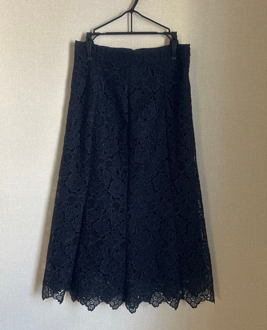 ANAYI ミモレ丈 レーススカート