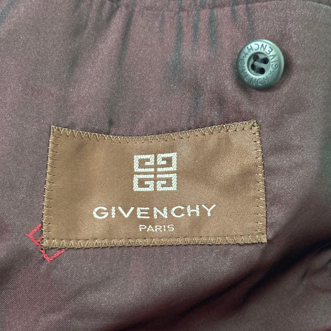 GIVENCHY ジバンシー カシミヤ100 ステンカラーコート ネイビー