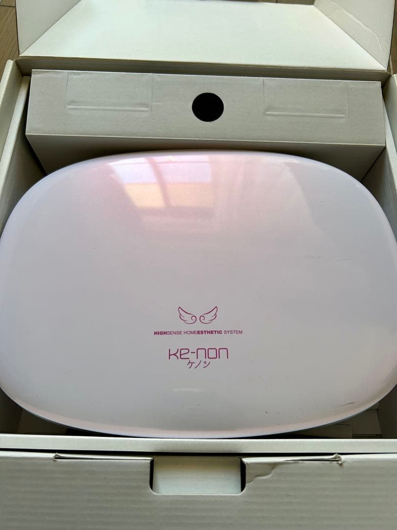 ケノン 脱毛器 Ver.8.4 ホワイト カートリッジ2つセット 動作確認済み