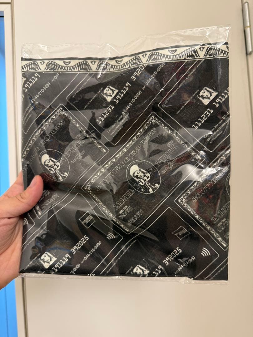〈BREATH/ブレス〉BLACK CARD SILK SCARF 完売品