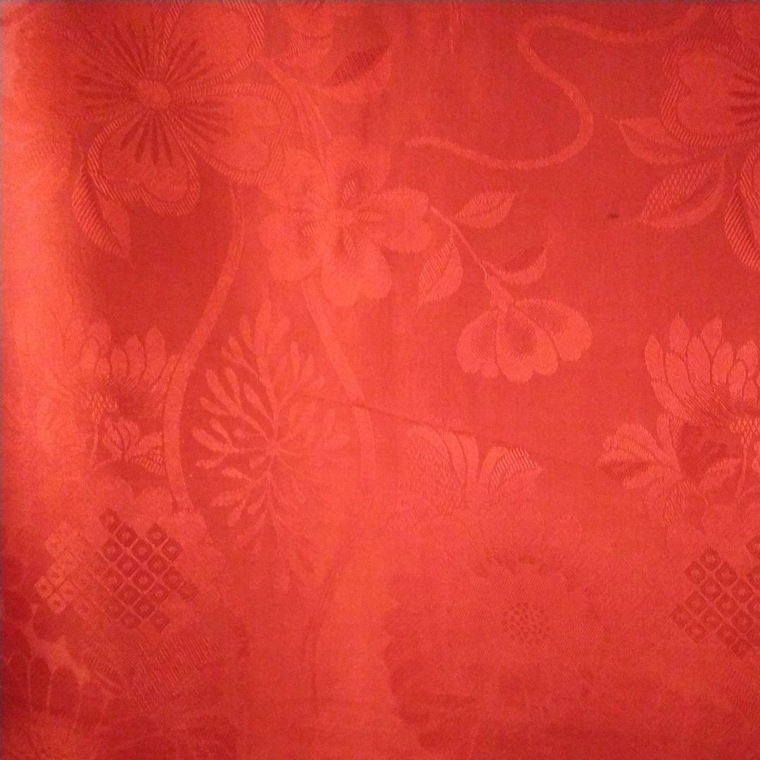 正絹ちりめん時代物　女の子の小振り袖　長襦袢付き