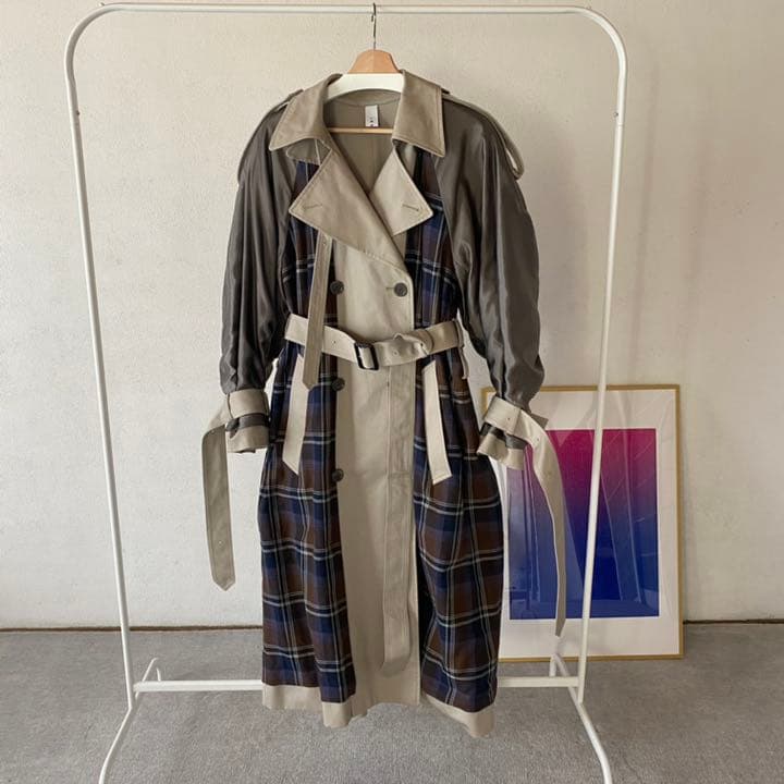 IRENE 美品！リバーシブルトレンチコート