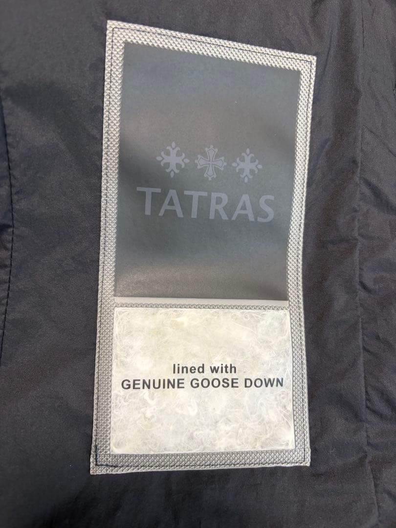 TATRAS ジャケット NOKO ノーカラー ライトダウン ショート丈