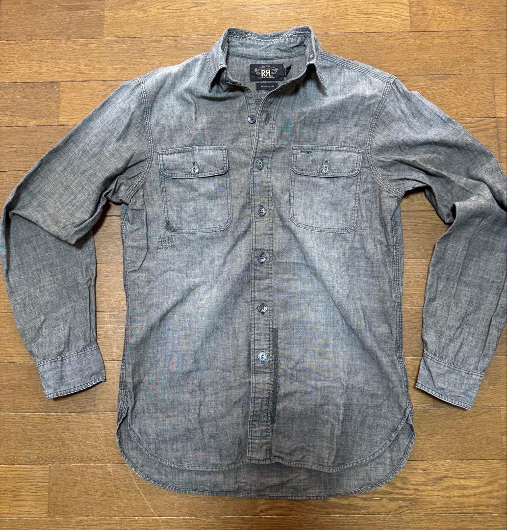 RRLビンテージ加工シャンブレーシャツ