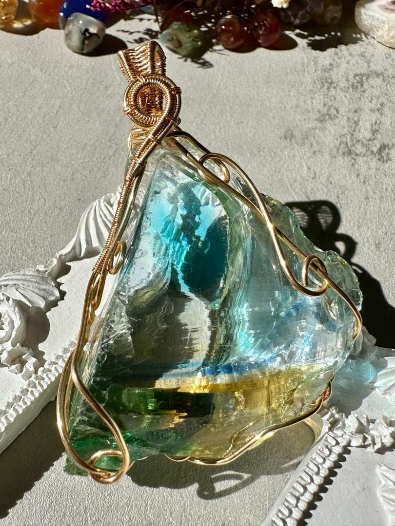 アンダラクリスタル イエロー　グリーン ★A84★