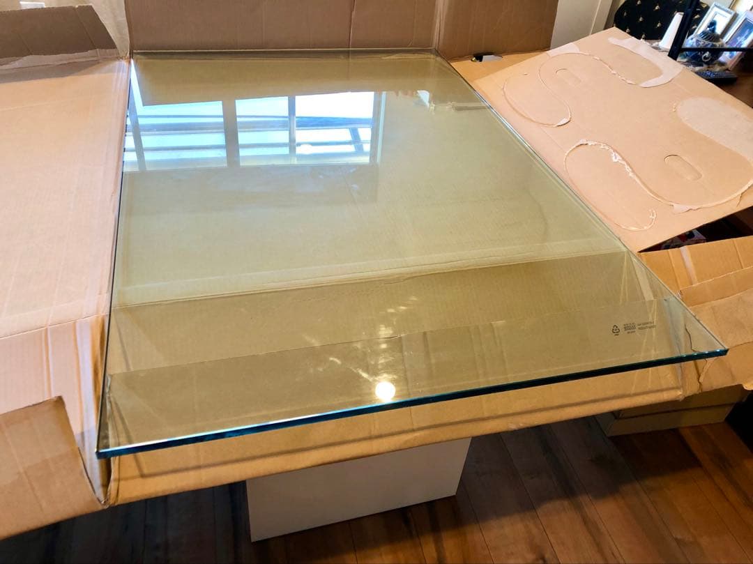 カッシーナ　ガラステーブル天板のみ