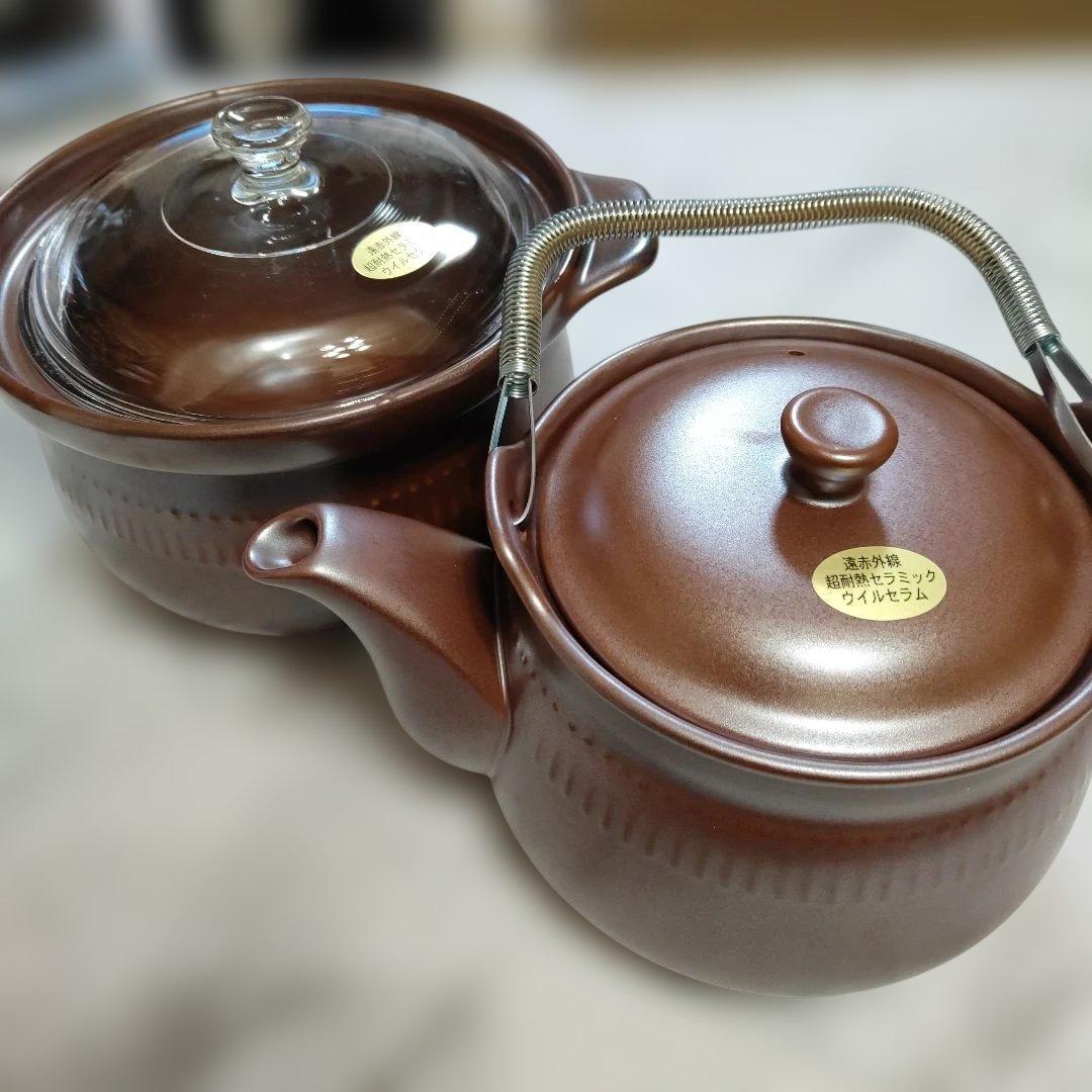 ウィルセラム　両手鍋とやかんセット　外に少し傷
