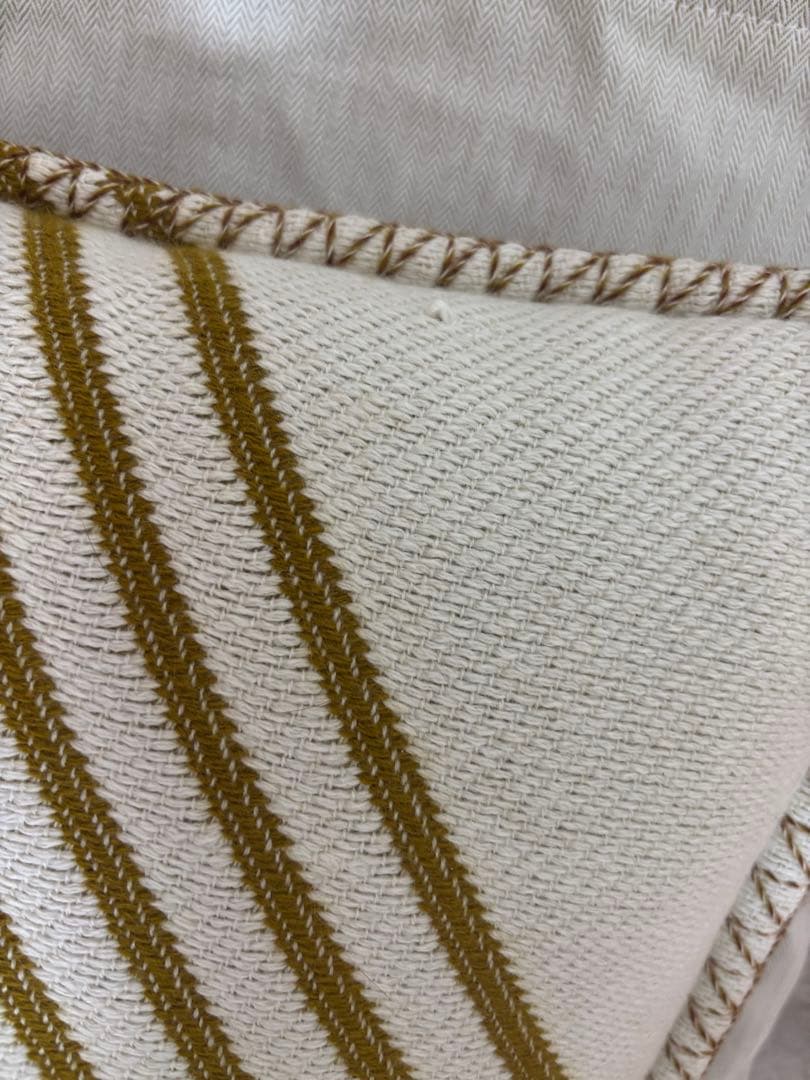 HERMES エルメス クッション Hディアゴナルインテリア ブラウン ベージュ