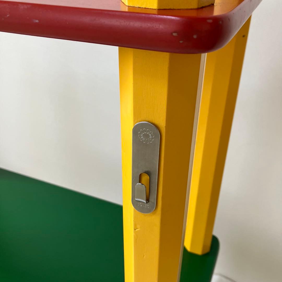 【貴重・昭和レトロ】ピエール・サラのペンシルシェルフ♡えんぴつ3段ラック♡棚