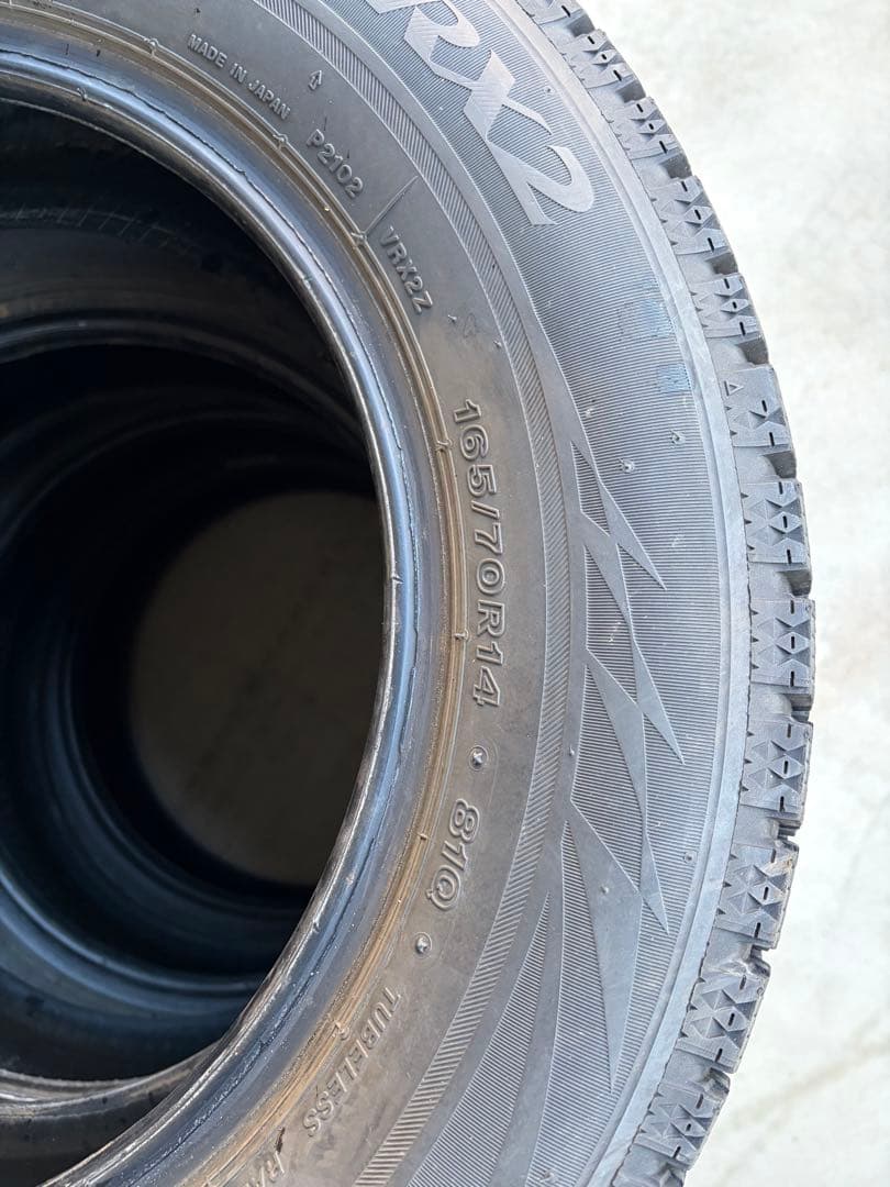 165/70R14 BRIDGESTONE VRX2 2024製　4本セット