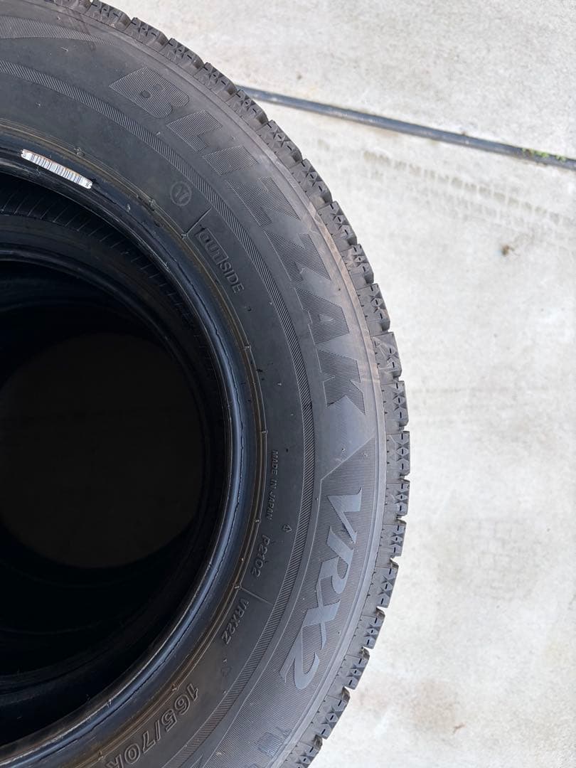 165/70R14 BRIDGESTONE VRX2 2024製　4本セット