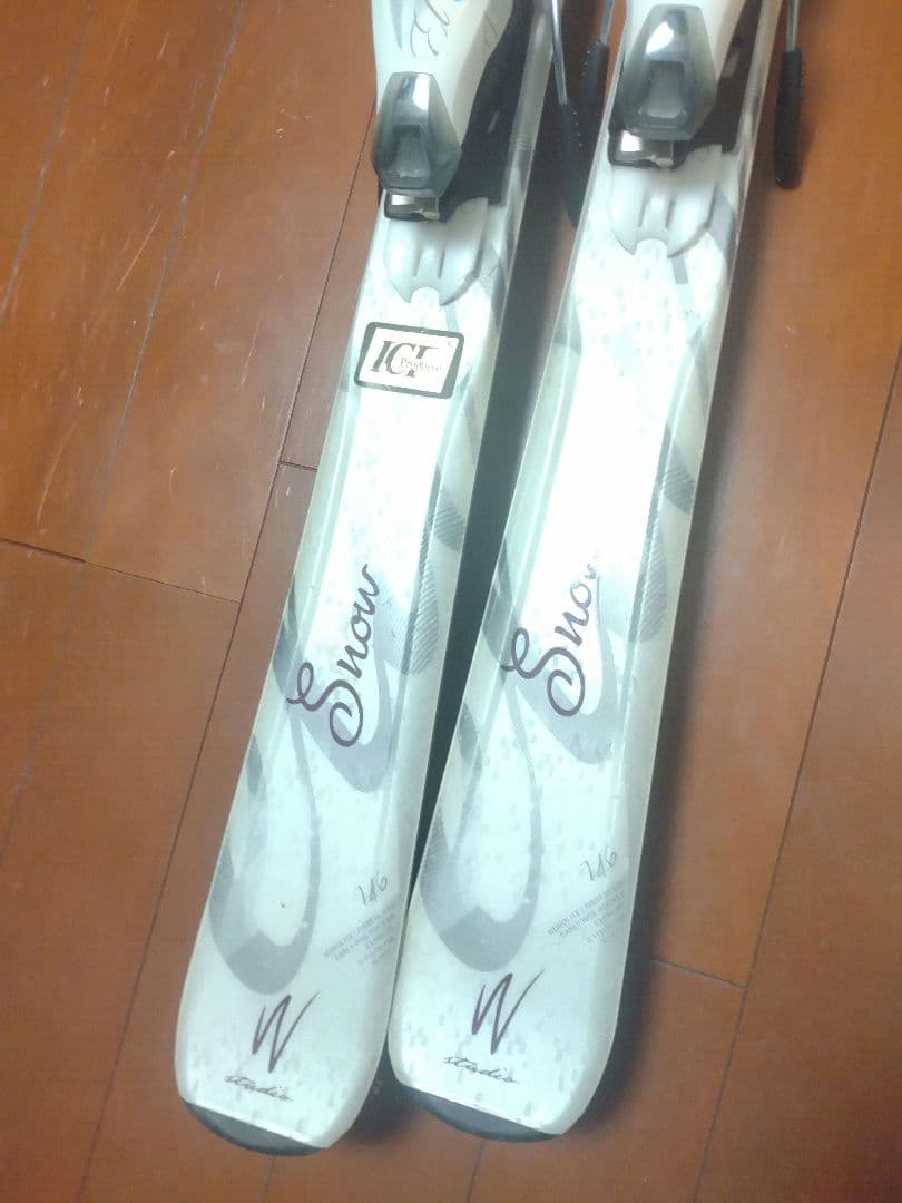 【ビンテージ☆】146cm　elanスキー板セット♪　送料無料！